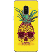 Чехол Uprint Samsung A730 Galaxy A8 Plus 2018 Pineapple Skull