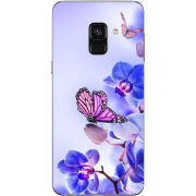 Чехол Uprint Samsung A730 Galaxy A8 Plus 2018 Orchids and Butterflies