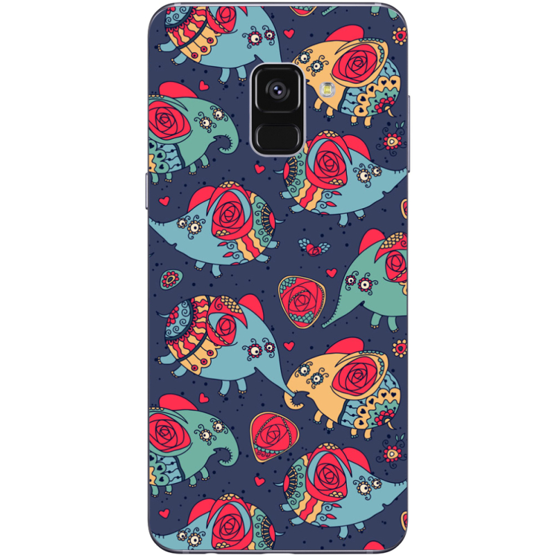 Чехол Uprint Samsung A730 Galaxy A8 Plus 2018 Flying Elephants