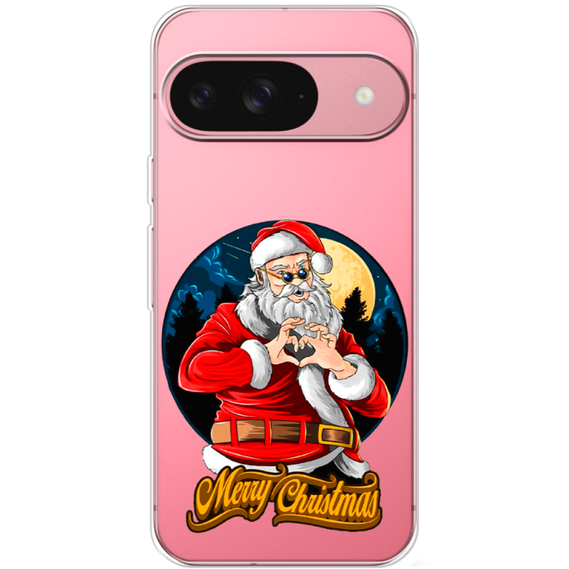 Прозрачный чехол BoxFace Google Pixel 9 Cool Santa