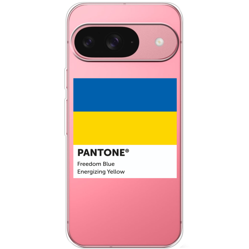 Прозрачный чехол BoxFace Google Pixel 9 Pantone вільний синій