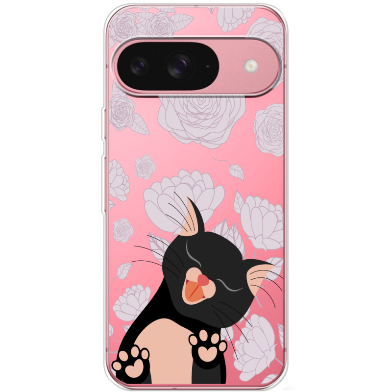 Прозрачный чехол BoxFace Google Pixel 9 Meow