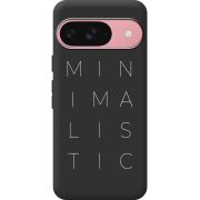 Черный чехол BoxFace Google Pixel 9 Minimalistic