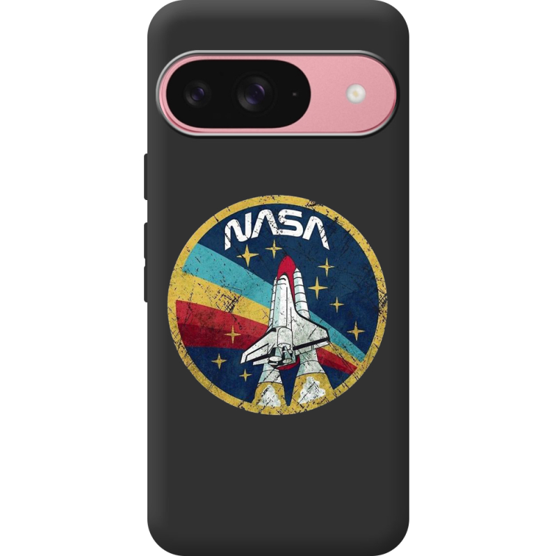 Черный чехол BoxFace Google Pixel 9 NASA