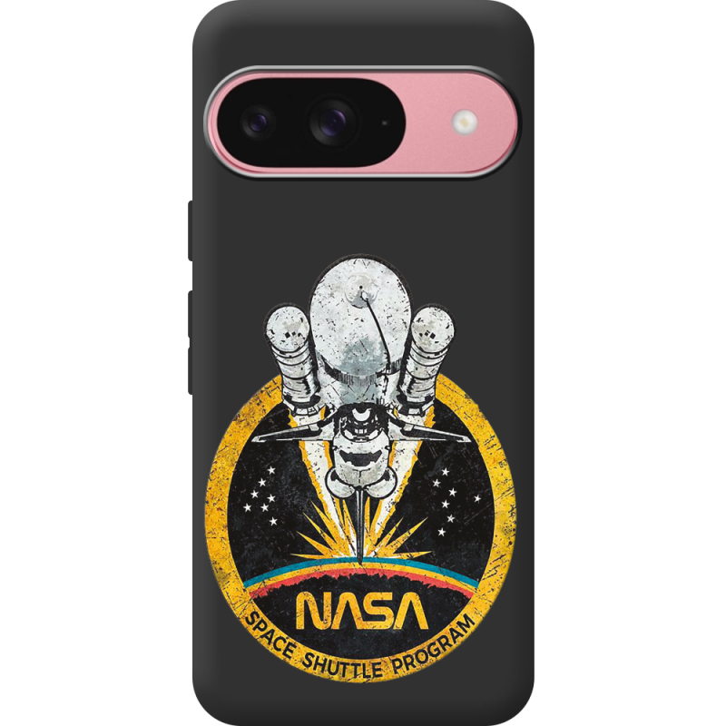 Черный чехол BoxFace Google Pixel 9 NASA Spaceship