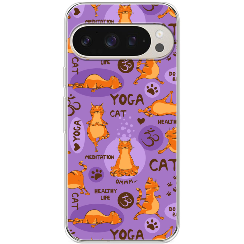 Чехол BoxFace Google Pixel 9 Pro Yoga Cat