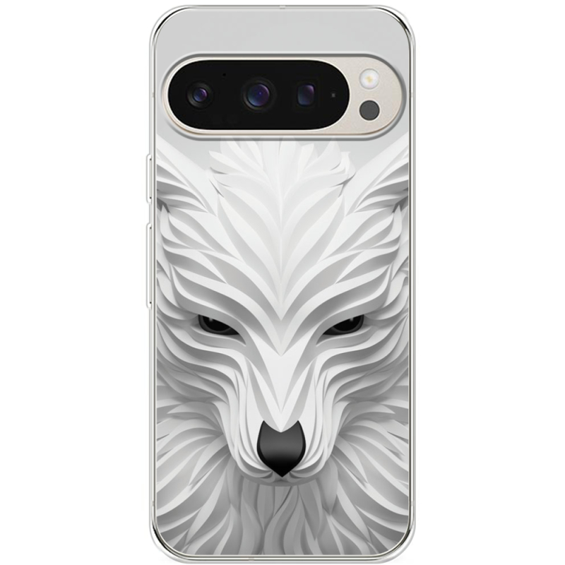 Чехол BoxFace Google Pixel 9 Pro White Wolf