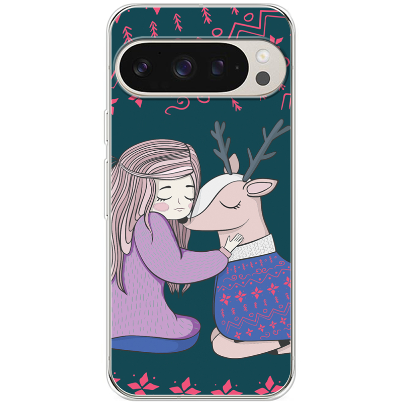 Чехол BoxFace Google Pixel 9 Pro Girl and deer