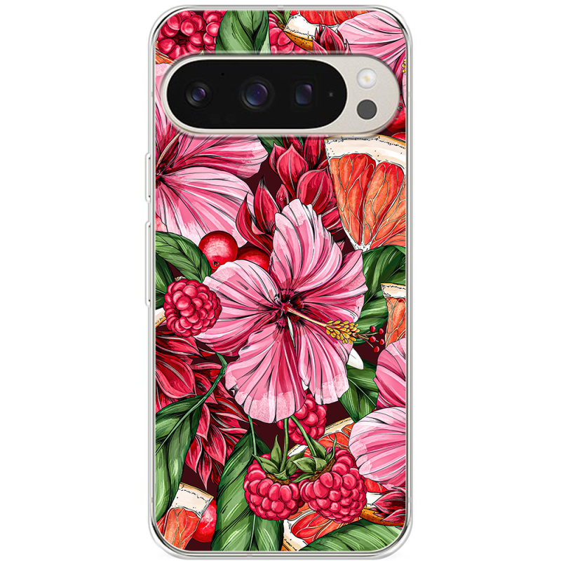 Чехол BoxFace Google Pixel 9 Pro Tropical Flowers