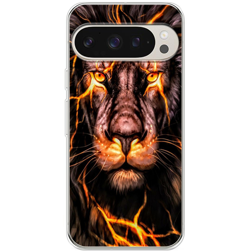 Чехол BoxFace Google Pixel 9 Pro Fire Lion