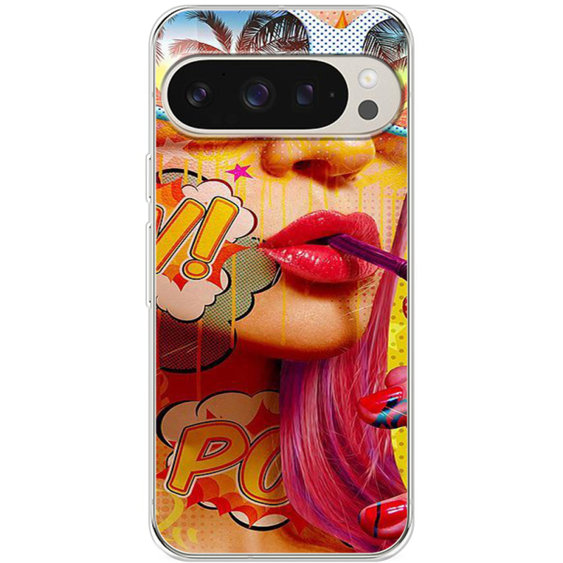 Чехол BoxFace Google Pixel 9 Pro Yellow Girl Pop Art