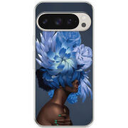 Чехол BoxFace Google Pixel 9 Pro Exquisite Blue Flowers