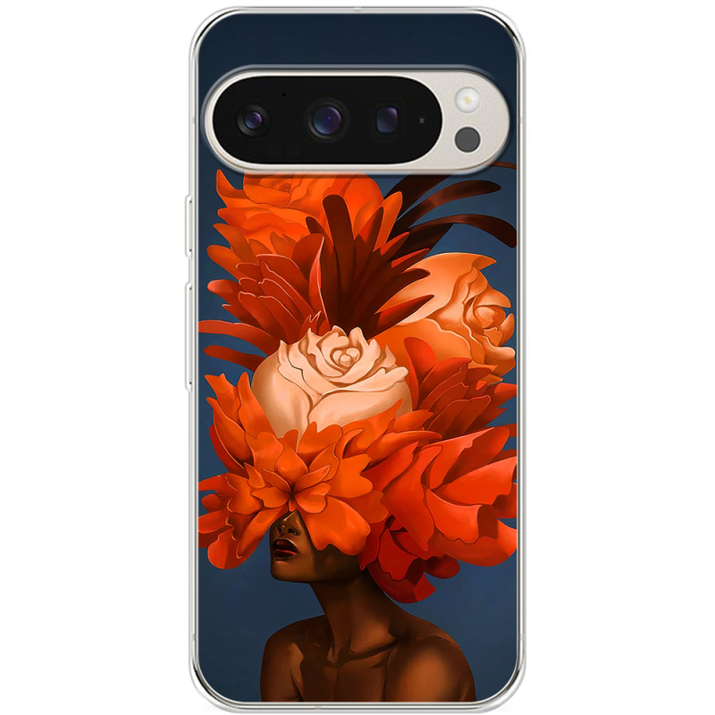 Чехол BoxFace Google Pixel 9 Pro Exquisite Orange Flowers