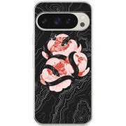 Чехол BoxFace Google Pixel 9 Pro Snake Rose