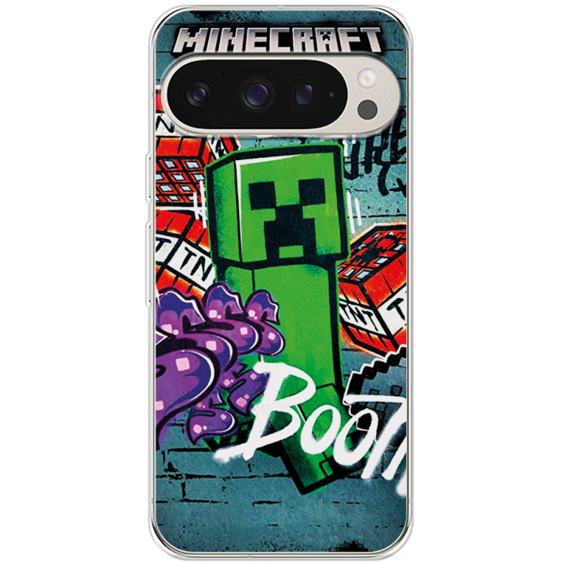 Чехол BoxFace Google Pixel 9 Pro Minecraft Graffiti