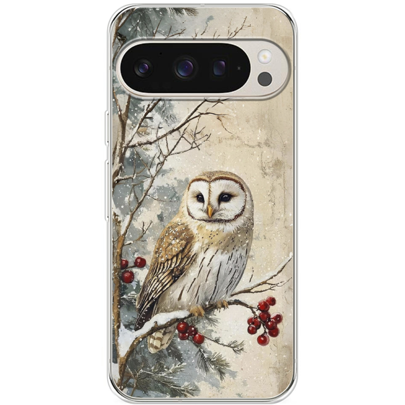 Чехол BoxFace Google Pixel 9 Pro Christmas Owl