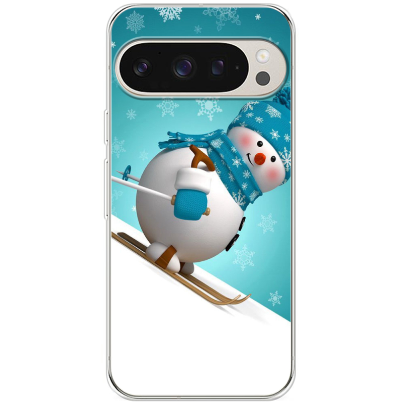 Чехол BoxFace Google Pixel 9 Pro Skier Snowman