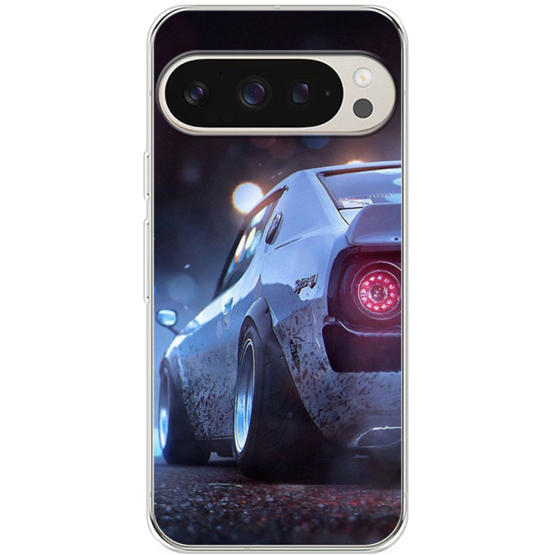 Чехол BoxFace Google Pixel 9 Pro Silver Car