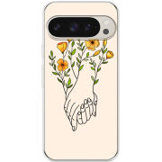 Чехол BoxFace Google Pixel 9 Pro Flower Hands