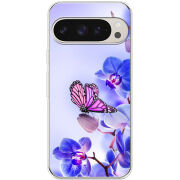 Чехол BoxFace Google Pixel 9 Pro Orchids and Butterflies