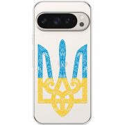 Прозрачный чехол BoxFace Google Pixel 9 Pro Gold Trident