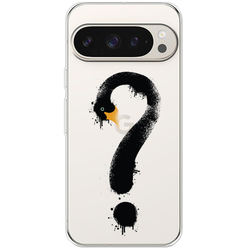 Прозрачный чехол BoxFace Google Pixel 9 Pro Swan question