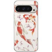 Прозрачный чехол BoxFace Google Pixel 9 Pro Japanese Koi Fish