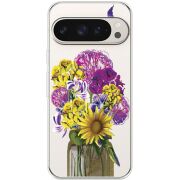 Прозрачный чехол BoxFace Google Pixel 9 Pro My Bouquet