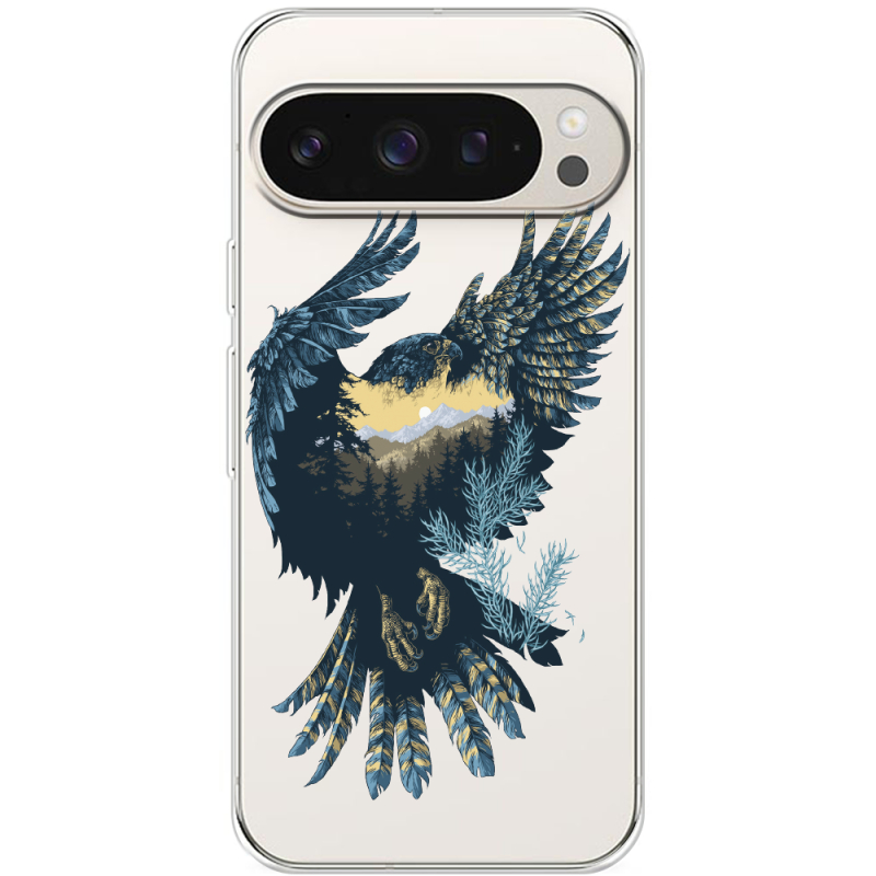 Прозрачный чехол BoxFace Google Pixel 9 Pro Eagle