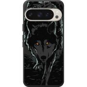 Черный чехол BoxFace Google Pixel 9 Pro Wolf