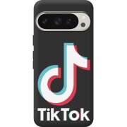 Черный чехол BoxFace Google Pixel 9 Pro Tik Tok