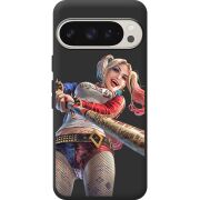 Черный чехол BoxFace Google Pixel 9 Pro Happy Harley Quinn