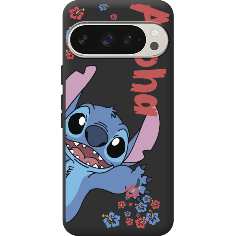 Черный чехол BoxFace Google Pixel 9 Pro Гавайський гість Stich