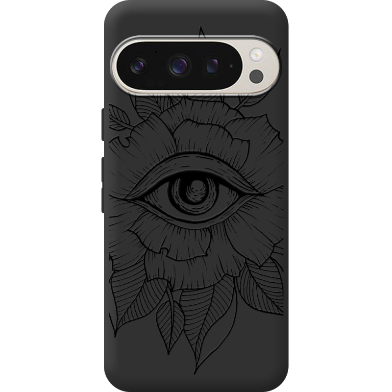 Черный чехол BoxFace Google Pixel 9 Pro Eye