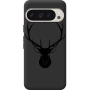 Черный чехол BoxFace Google Pixel 9 Pro Deer