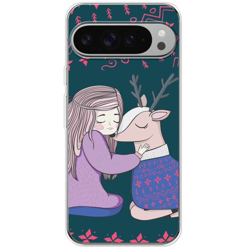 Чехол BoxFace Google Pixel 9 Pro XL Girl and deer