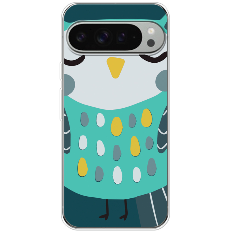 Чехол BoxFace Google Pixel 9 Pro XL Green Owl