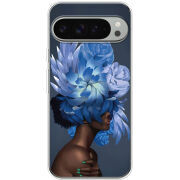 Чехол BoxFace Google Pixel 9 Pro XL Exquisite Blue Flowers