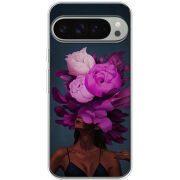 Чехол BoxFace Google Pixel 9 Pro XL Exquisite Purple Flowers