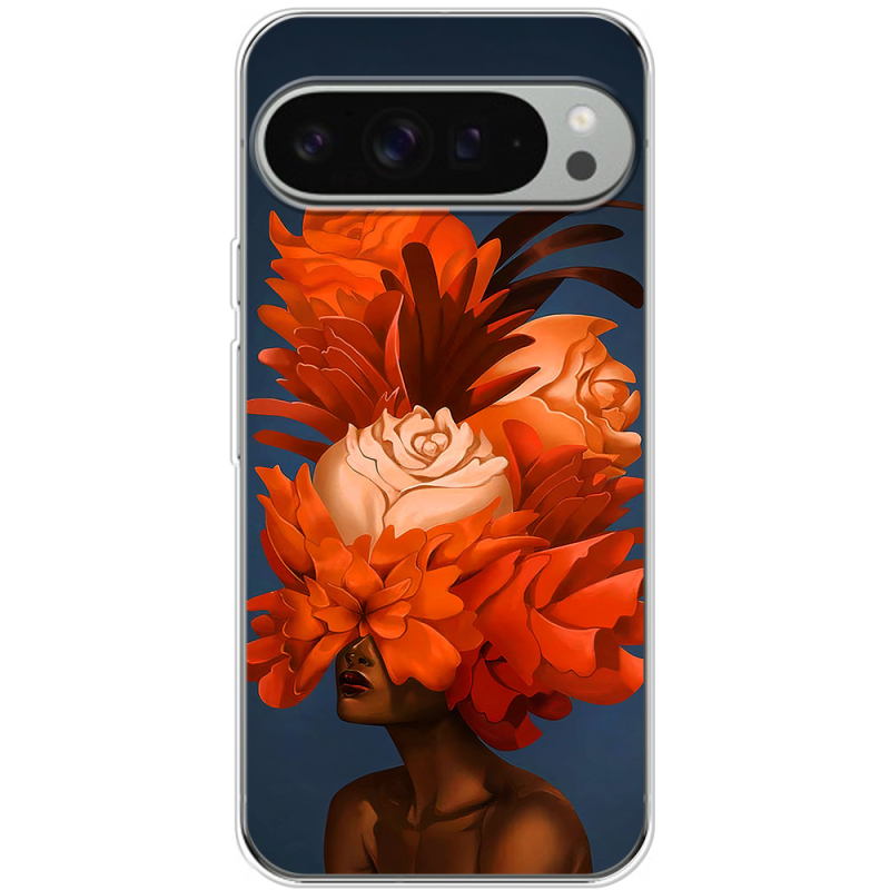 Чехол BoxFace Google Pixel 9 Pro XL Exquisite Orange Flowers