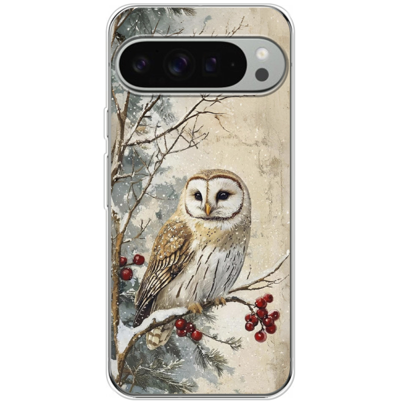 Чехол BoxFace Google Pixel 9 Pro XL Christmas Owl