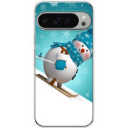 Чехол BoxFace Google Pixel 9 Pro XL Skier Snowman