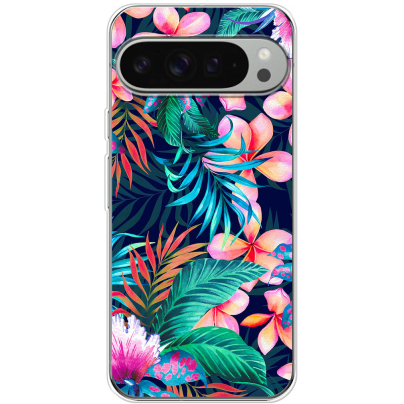 Чехол BoxFace Google Pixel 9 Pro XL flowers in the tropics