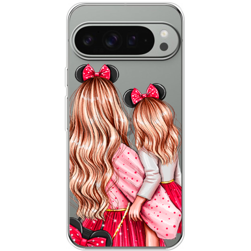 Прозрачный чехол BoxFace Google Pixel 9 Pro XL Mouse Girls