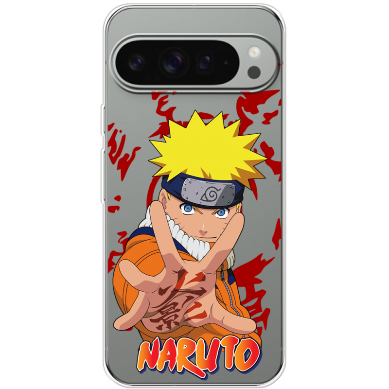 Прозрачный чехол BoxFace Google Pixel 9 Pro XL Naruto