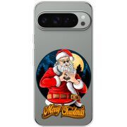 Прозрачный чехол BoxFace Google Pixel 9 Pro XL Cool Santa