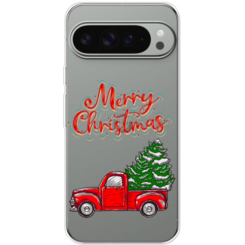 Прозрачный чехол BoxFace Google Pixel 9 Pro XL Holiday Car