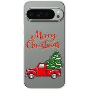 Прозрачный чехол BoxFace Google Pixel 9 Pro XL Holiday Car