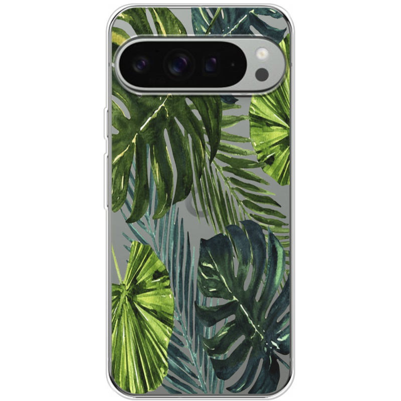 Прозрачный чехол BoxFace Google Pixel 9 Pro XL Palm Tree