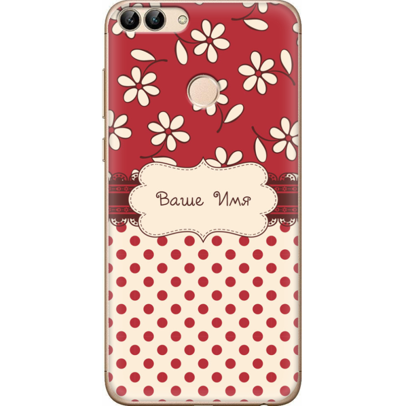 Чехол Uprint Huawei P Smart  Именной Polka Dots